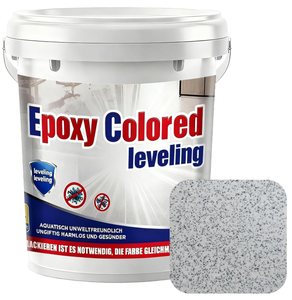 Pintura Epoxi Bicomponente a Base de Agua Personalizada para Pisos de Arena, Recubrimiento Líquido Multicolor OEM para Renovación de Cemento en Interiores y Exteriores, Fácil Aplicación - Product Image 1
