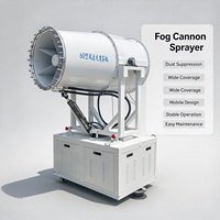 Canon à brume d'eau robuste de 40 m avec performance de pulvérisation stable pour le refroidissement des ateliers industriels