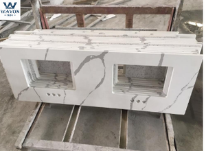 Rolestron — dessus de Table calacita en Quartz, <span class=keywords><strong>marbre</strong></span> artificiel noir, comptoir de <span class=keywords><strong>cuisine</strong></span>, <span class=keywords><strong>bar</strong></span> - Product Image 2