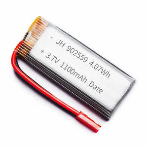 902559 jhhe 3.7V 1100mAh 10C ลิเธียมโพลิเมอร์ Lipo เซลล์แบตเตอรี่ลิเธียมสำหรับโดรน RC รถของเล่น - Product Image 4
