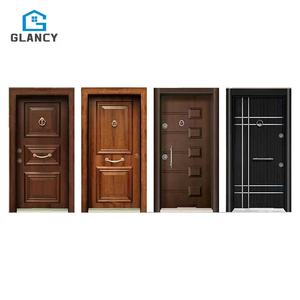 Dernière conception de <span class=keywords><strong>porte</strong></span> en bois en acier de dinde <span class=keywords><strong>blindée</strong></span> entrée de sécurité extérieure portes en acier turques <span class=keywords><strong>prix</strong></span> - Product Image 6