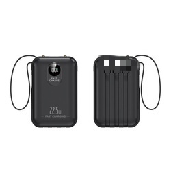 Power Bank OEM Certificato CCC da 20000mAh Ultra Sottile con Batteria Li-Polymer, 4 Cavi di Ricarica Integrati, Design con Cordino, Ricarica Rapida 22.5W - Product Image 5
