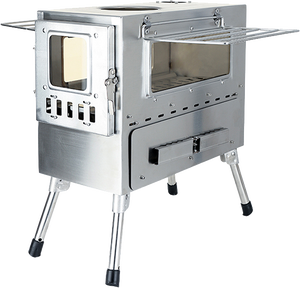 Réchaud à bois portable pour l'extérieur, cuisinière <span class=keywords><strong>de</strong></span> <span class=keywords><strong>camping</strong></span> pliable, chauffage <span class=keywords><strong>de</strong></span> tente/barbecue <span class=keywords><strong>de</strong></span> jardin, gril en acier inoxydable, cuisinière <span class=keywords><strong>de</strong></span> <span class=keywords><strong>camping</strong></span> à bois - Product Image 3