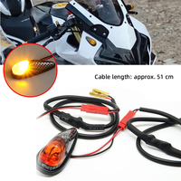 Evrensel Yüksek Güçlü LED Yan Sinyal Lambaları Damla Şeklinde Motosiklet Scooter Spor Bisiklet Modifiye Sinyal Lambaları