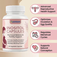 Complément alimentaire multivitaminé à base de folate, myo-inositol et acide folique pour l'équilibre hormonal, capsules d'inositol prénatales pour femmes, fabrication OEM