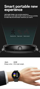 Dernière montre connectée X37 avec écran TFT étanche IP68, suivi de la forme physique et du sommeil, réveil, charge magnétique, montre de sport - Product Image 3