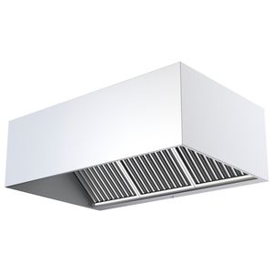 Campana de pared EURAST 31037MDR 1500x750x500mm con ventilador de motor remoto y filtros de 3 aspas para campanas extractoras - Product Image 1
