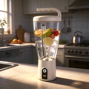 Mixeur portable sans fil 1000 ml, presse-agrumes USB, petit appareil pour la préparation de jus à la maison et en voyage - Product Image 1