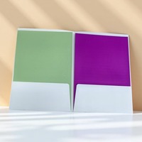 Carpetas de Archivo Coloridas de Papel Manila Ecológico, Tamaño Carta/A4, con Clip Individual, Multicolores, para Uso en Oficina y Escuela, Personalizables