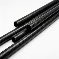 Tube en fibre de carbone rond à haute rigidité, fabriqué en Chine, pour unité de support auxiliaire de tir