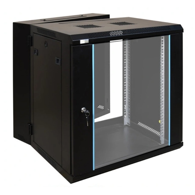 Wall-Mounted Telecom Cabinet Server Rack 4/6/9/12/32/42/47U Fiber Optic Data Center Chassis with 3G/4G Support 1 Year Warranty
