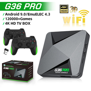 Consola de Juegos Retro G36 Pro, Más de 30000 Juegos, Android 9, TV Box, Emuladores Clásicos, Controles Inalámbricos, Videojuegos para TV - Product Image 1