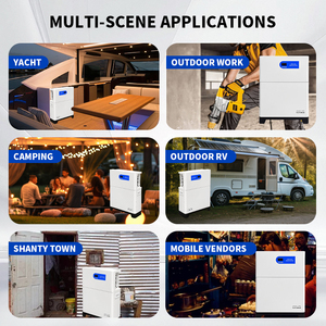 50kw 1 mW lai biến tần 240V 6500 điện lai tất cả trong một dọc xếp chồng lên nhau năng lượng mặt trời nhà Hệ thống lưu trữ năng lượng pin Stackable - Product Image 3