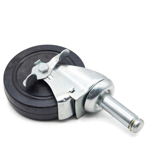 Swivel &amp; Rigid Stem Casters Shopping <strong>Cart</strong> Swivel Caster 5 Inch 6 Inch Polyurethane Wheel 4 Inch Work Table Caster Wheels - Product Image 3