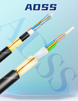 Cable de Fibra Óptica ADSS para Exteriores de Alta Velocidad y Peso Ligero, Ampliamente Utilizado en Aplicaciones Aéreas