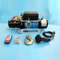 Treuil électrique portable Anchor Mini 12000lb 20000lbs CE 24/12 volts pour SUV, VTT, camion