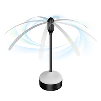 Ventilateur anti-mouches à lumière jaune anti-moustiques Ventilateur anti-mouches rechargeable Bug Fli Away