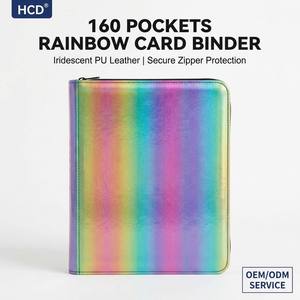 Protège-cartes <span class=keywords><strong>en</strong></span> PU personnalisables avec logo, épaisseur 50 mm, capacité 160 pochettes, 4 poches, fermeture éclair - Product Image 1