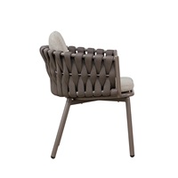 Meubles d'extérieur en aluminium, chaise de patio extérieure, table basse de piscine, chaise de resort