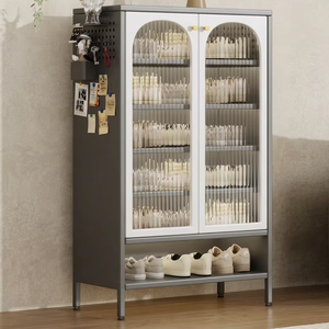 New Design Fashion Hot Sale Modern Style Thin Style Corridor Foyer <b>Storage</b> <b>Rack</b> Indoor Tipping Bucket <b>Shoe</b> Cabinet - Product Image 3
