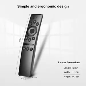 HUAYU RM-L1611 Télécommande Universelle pour Samsung Smart LCD LED UHD QLED TV avec Netflix, Prime Video, Rakuten TV Boutons