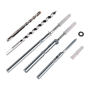 Étagère murale de rangement, supports d'étagère dissimulés, vis de support pour panneau plat, connecteurs de fixation de cloison, supports d'étagère - Product Image 2