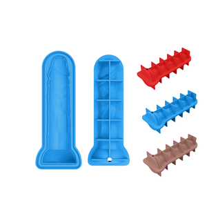 Novax Wholesale Party Spoof Ice Whiskey Maker Eco-Friendly DIY Popsicle Freezer Proof Heat Resistant Food Grade Silicone Square - Product Image 1