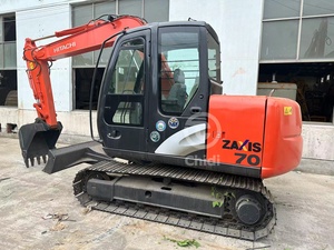 Excavatrice sur chenilles hydraulique Hitachi ZX70 d'occasion de haute qualité fabriquée au Japon, 7 tonnes, avec moteur Isuzu et hydraulique Kawasaki, modèle 2020 - Product Image 4