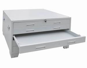 Armoire de rangement moderne en acier pour papier A1 et plans A0, pour fournitures de bureau, usage commercial dans les hôtels, les hôpitaux et les écoles - Product Image 3
