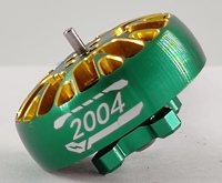 מנוע ללא פחמים HAOHENG 2004 1850KV/2500KV/3000KV IP54 עמיד למים מגנט קבוע סגסוגת טיטניום 3-6S 12-24V 15.26-25.82A רחפן