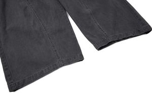 High Street Wear Boys & Men's Women's Vintage Medium Wash Mid Waist Straight Cotton Denim <b>Jeans</b> - Product Image 6