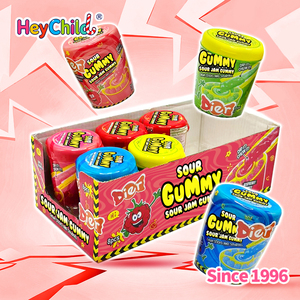 <span class=keywords><strong>Candy</strong></span> grosir kustom Label pribadi Jam asam permen Gummy dengan tongkat Chewy interaktif makanan ringan untuk hadiah pesta anak-anak - Product Image 2