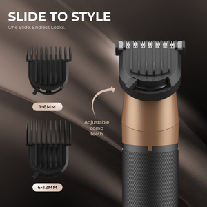 PRITECH 6 in 1 Men Gooming <strong>Trimmer</strong> Washable Body Shaver Body Hair <strong>Trimmer</strong> All in One Electric Hair <strong>Trimmer</strong> with Magnetic Heads - Product Image 3