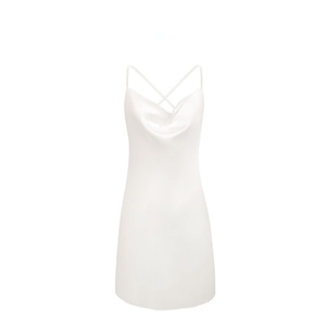 Set Pigiama in Raso Premium per Donne, Elegante Completo 2 Pezzi <span class=keywords><strong>Camicia</strong></span> <span class=keywords><strong>da</strong></span> <span class=keywords><strong>Notte</strong></span> e <span class=keywords><strong>Vestaglia</strong></span>, Abbigliamento <span class=keywords><strong>da</strong></span> <span class=keywords><strong>Notte</strong></span> di Lusso <span class=keywords><strong>con</strong></span> Design a Bretelle - Product Image 4