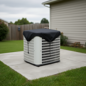 Copertura universale nera per tutte le stagioni 36 x 36 pollici, protezione antipioggia in rete per unità esterne di condizionatori centralizzati - Product Image 2