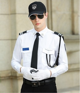 Ensemble uniforme <span class=keywords><strong>de</strong></span> sécurité pour hommes, chemise <span class=keywords><strong>de</strong></span> sécurité à manches longues pour le personnel <span class=keywords><strong>de</strong></span> sécurité des propriétés - Product Image 2