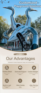 子供子供子供子供用屋外遊園地遊園施設プラスチックスライド - Product Image 5