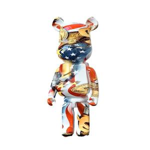 Violent Bear Epoxy <b>Resin</b> Artistic Sculpture Luxury High-End Ornament Internet Celebrity Building Block Home Decoration <b>Gift</b> - Product Image 5