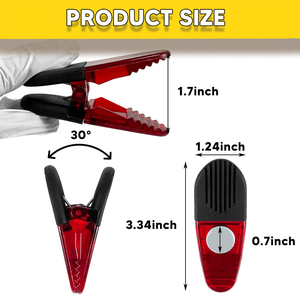 Clips magnétiques géants en plastique <span class=keywords><strong>avec</strong></span> logo personnalisé, clips crocodiles puissants, aimants de bureau et de réfrigérateur, clips à papier pour cadeaux promotionnels – Vente en gros - Product Image 3