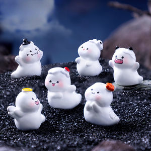 Оптовая продажа, новый продукт, креативная светящаяся кукла-Ангел-призрак, аксессуары для рукоделия, украшения, микро-пейзаж, украшение для Хэллоуина - Product Image 3