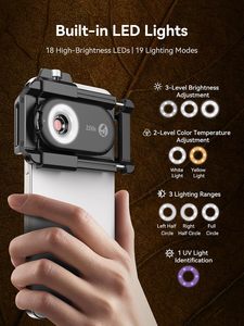 Microscopio Portátil Mini Zoom 200X para Teléfono, para Observar Diamantes, Dinero, Monedas y Piel, para iPhone y Smartphones - Product Image 2