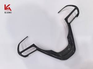 Gran oferta de accesorios para coche, decoración ABS de fibra de carbono, fibra de madera, embellecedores cromados para volante para Jeep <span class=keywords><strong>Grand</strong></span> <span class=keywords><strong>Cherokee</strong></span> 2010-2021 - Product Image 3