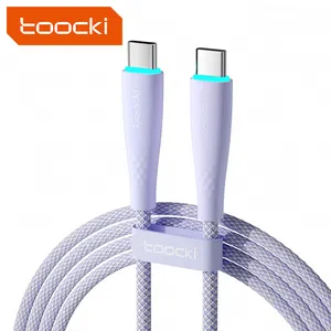 Toocki-Cable de datos de carga rápida, 100 W, C, alta calidad, tipo C, PD, 100 W