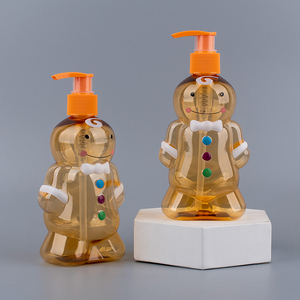 Nouvelle Conception Odm & Oem Compliqué-Forme Bouteilles 310Ml Pet Bébé Poupée De Dessin Animé Ours Pompe Enfants Bouteilles de Shampooing Et Revitalisant - Product Image 2