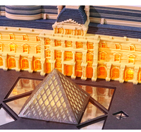Papier fait main Art bloc-notes 3d modélisation artisanat ensemble école bureau décor 3d bloc-notes bricolage papier artisanat pour Dorp expédition