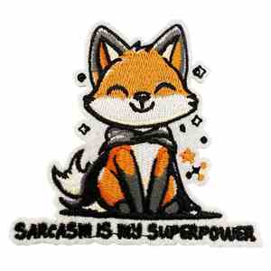 Nouveaux patchs brodés thermocollants écologiques, motifs mignons de dessins animés, animaux amusants (Panda, renard, chat épicé) pour la décoration de vêtements et de chapeaux - Product Image 5