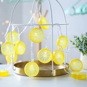 Guirlandes lumineuses LED citron à piles guirlandes lumineuses suspendues guirlandes lumineuses décor pour la maison fête <span class=keywords><strong>chambre</strong></span> d'enfants - Product Image 1