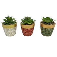 Jardin Décoratif Petit Pot De Fleur En Ciment Pots De Ciment Avec Fleur En Plastique En Gros