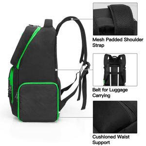 Sac à dos de transport et de voyage étanche en nylon pour ordinateur portable 15,6 pouces et Xbox Series X/S avec rangement pour jeux - Product Image 4