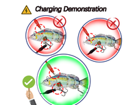 Leurre électrique à hélice auto-nageant 95mm 26g, lumière LED électronique clignotante, leurre rechargeable pour poissons